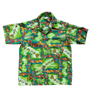 Made in Hawaii Vintage 80s Hawaiian Button Down Shirt Men’s XS Resortwear
